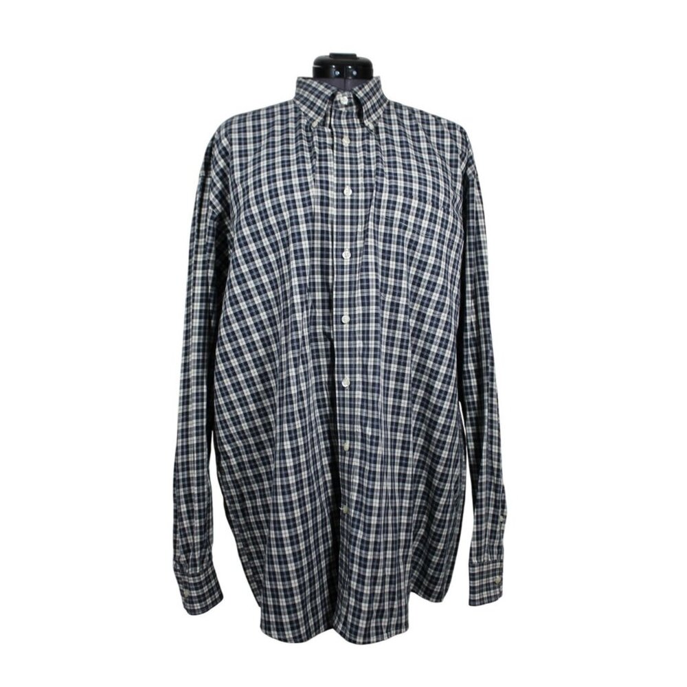 Jos. A. Bank men's executive collection casual button down checkered shirt‎ 16